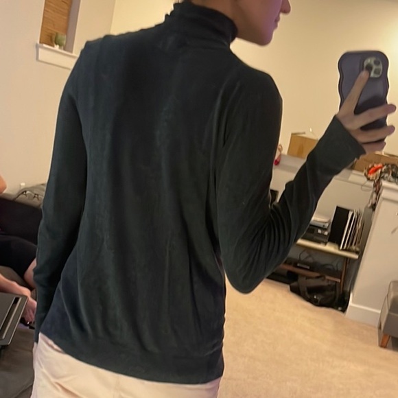 Susina Black Cowl Neck Sweater - Picture 2 of 6